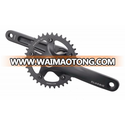 mtb chainwheel and crankset with CNC alloy chainring AZ8-AS400